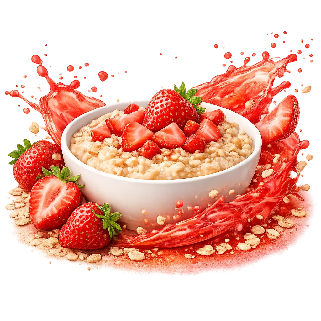 Strawberry High Protein Oats